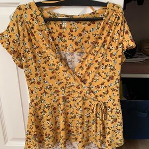 Floral summer shirt